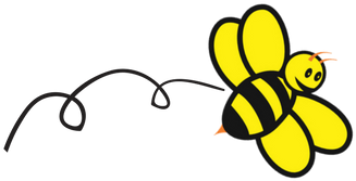 Bee Flying - Portable Network Graphics (600x200), Png Download