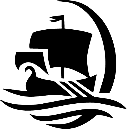 Mtv Logo - Pirate Ship Png Black (442x448), Png Download