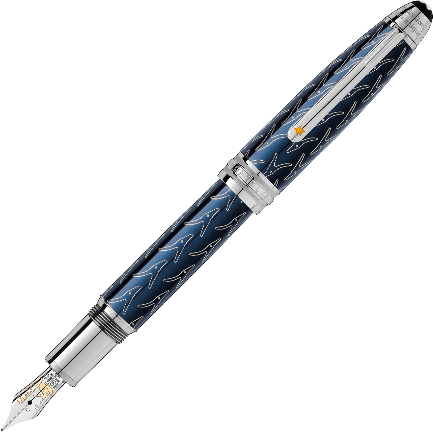 Montblanc Fp 146 Sol Mst Petit Prince And Fox M - Zig Memory System Millennium Marker (1680x1680), Png Download