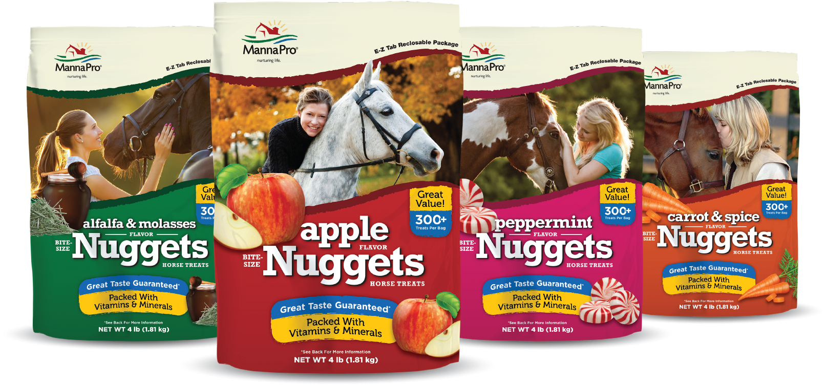 Bite-size Nuggets - Manna Pro Corp 4lb Carrot/spice Treat (1801x1051), Png Download