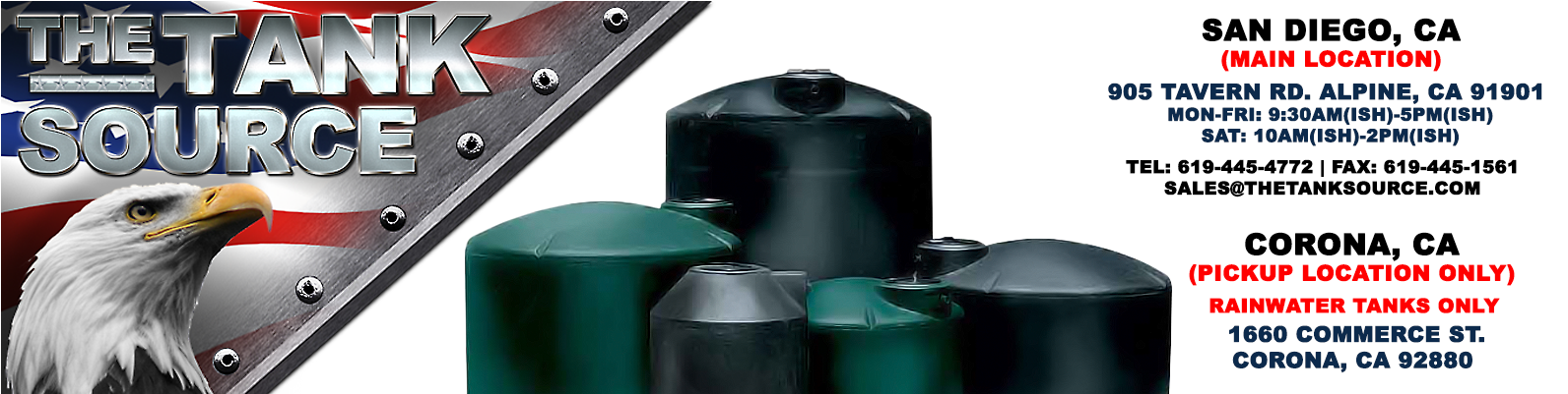 The Tank Source - Norwesco 1075 Gallon Water Storage Tank - Black (1600x400), Png Download