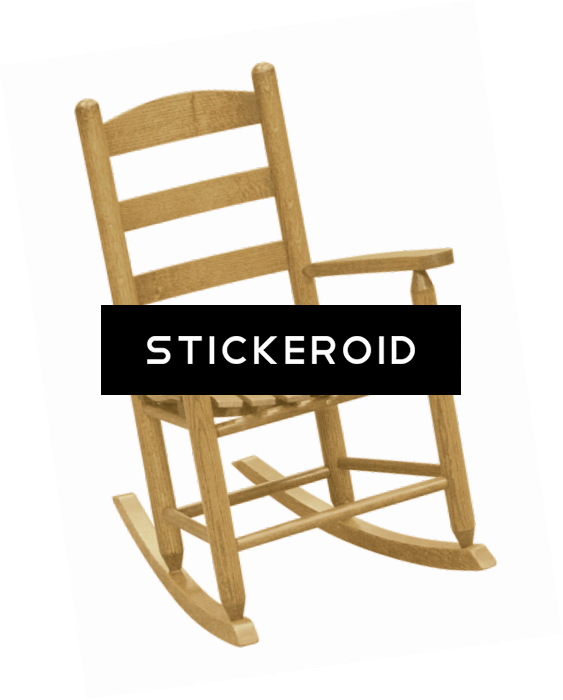 Garden Rocking Chair (563x700), Png Download