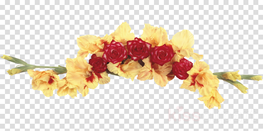 Gladiolus Clipart Cut Flowers Floral Design - Bird Flying Png (900x450), Png Download
