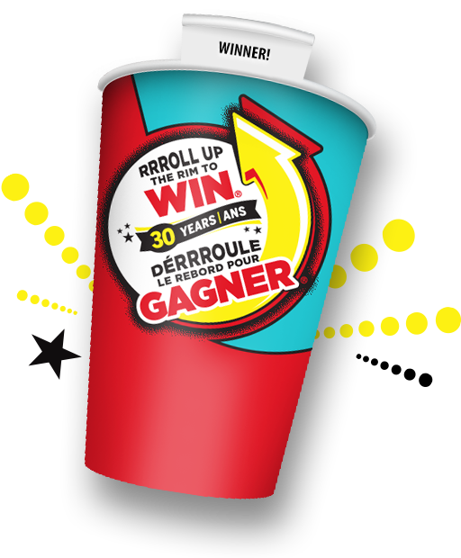 Promotions - Rrroll Up The Rim To Win Donut (533x619), Png Download