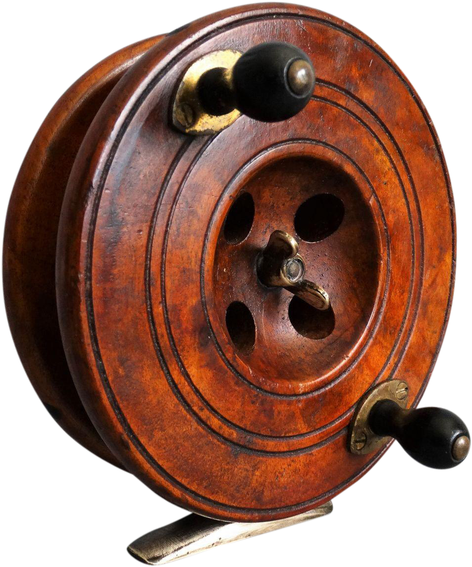 Early English Eton Sun Fishing Reel (1144x1144), Png Download