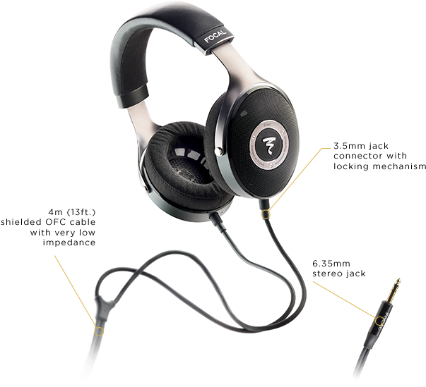 Focal Elear Headphone (612x548), Png Download