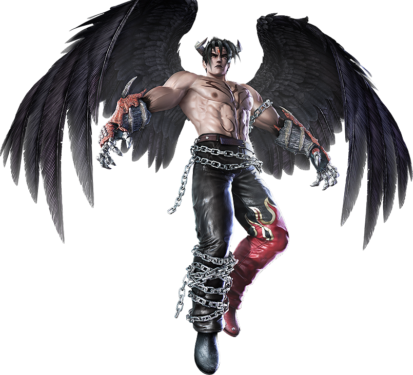 Angels Transparent Tekken - Jin Kazama Devil Png (805x731), Png Download
