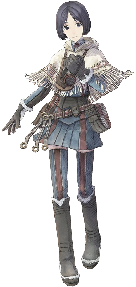 397kib, 555x1000, File - Isara Valkyria Chronicles Game (555x1000), Png Download