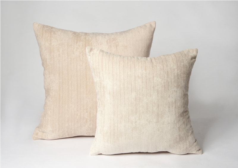 Chenille Cushion Covers 22in Polka Dots And Stripes - Cushion (800x927), Png Download