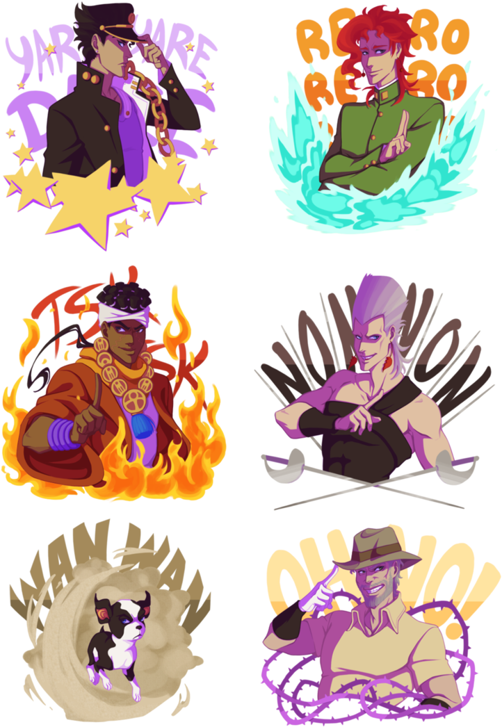 Part Deux Jojo's Bizarre Adventure © Hirohiko Araki, - Jojo Bizarre Adventure Stardust Crusaders Fanart (752x1062), Png Download