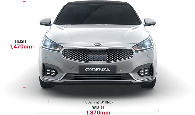 Kia Cadenza Yg Dimen - Kia All New K7 (940x727), Png Download