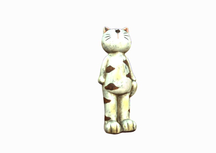 Cat - Figurine (710x504), Png Download