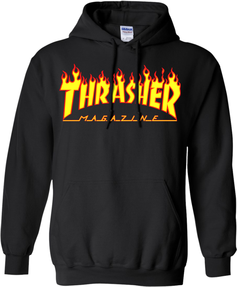 Thrasher Hoodie Png (1155x1155), Png Download