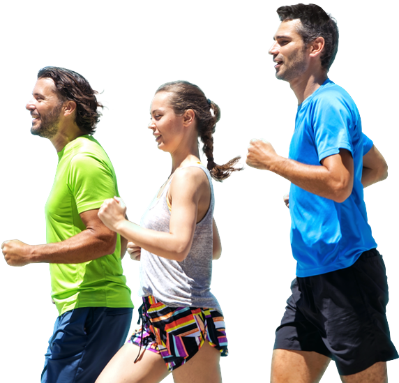 Vive Running Club - Health (580x620), Png Download
