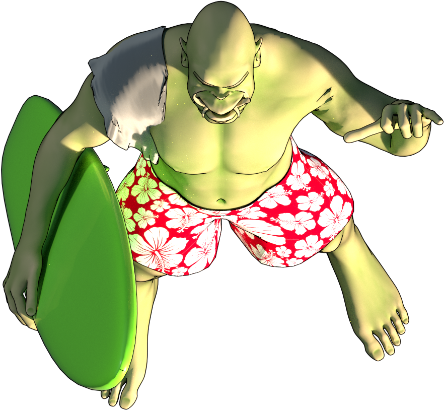 242942-christian Truog Hrognurk Wave Thrasher - Fantasy (960x960), Png Download