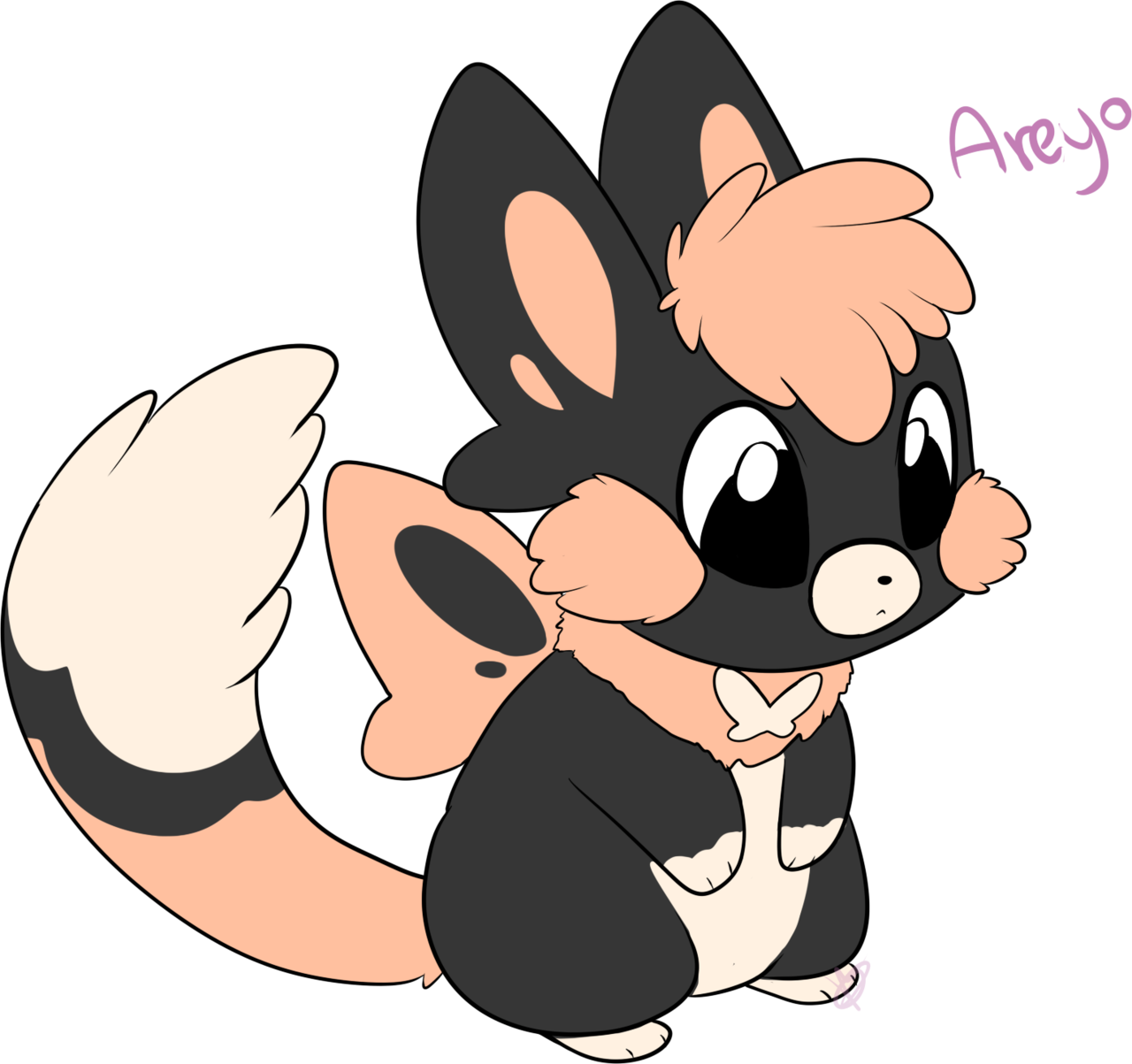 “drew My Friend @areyoshi As A Pokemon Because They - Pokémon (1280x1203), Png Download