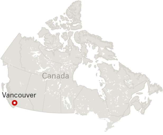 Map Of Canada With Destination Vancouver - Laminated Map Of British Columbia (s Size) | Routemaster (620x800), Png Download