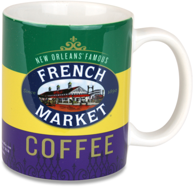 Picture Of French Market Coffee Mug - French Market Coffee Mug - Blue (720x720), Png Download