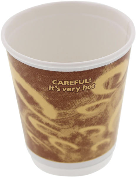 Double-walled Cup, Paper, 8oz, 92mm, (640x640), Png Download