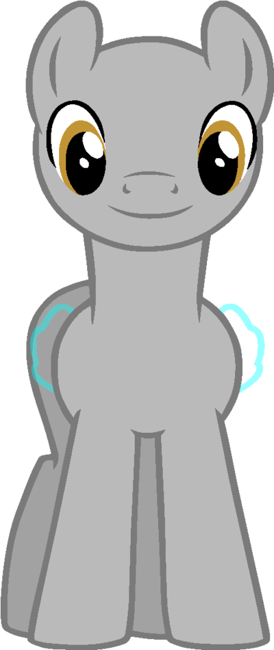 Male Pegasus Front - Mlp Male Pony Front (400x949), Png Download