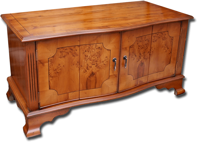 Serpentine Tv Stand On Bracket Feet - Television (800x800), Png Download