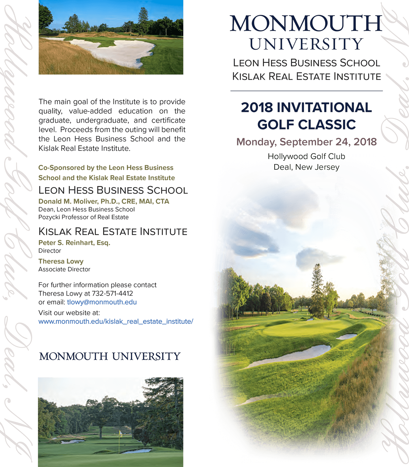 Download 2018 Golf Outing Promo Monmouth University Full Size PNG