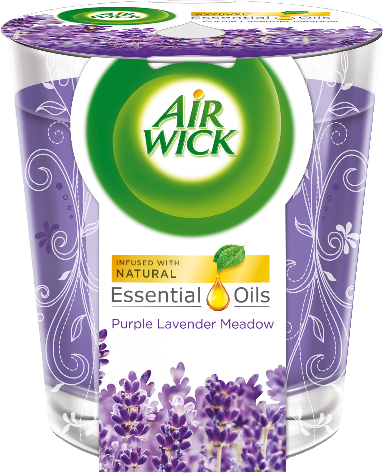 Air Wick Essential Oil Infusion Candle - Air Wick (765x946), Png Download