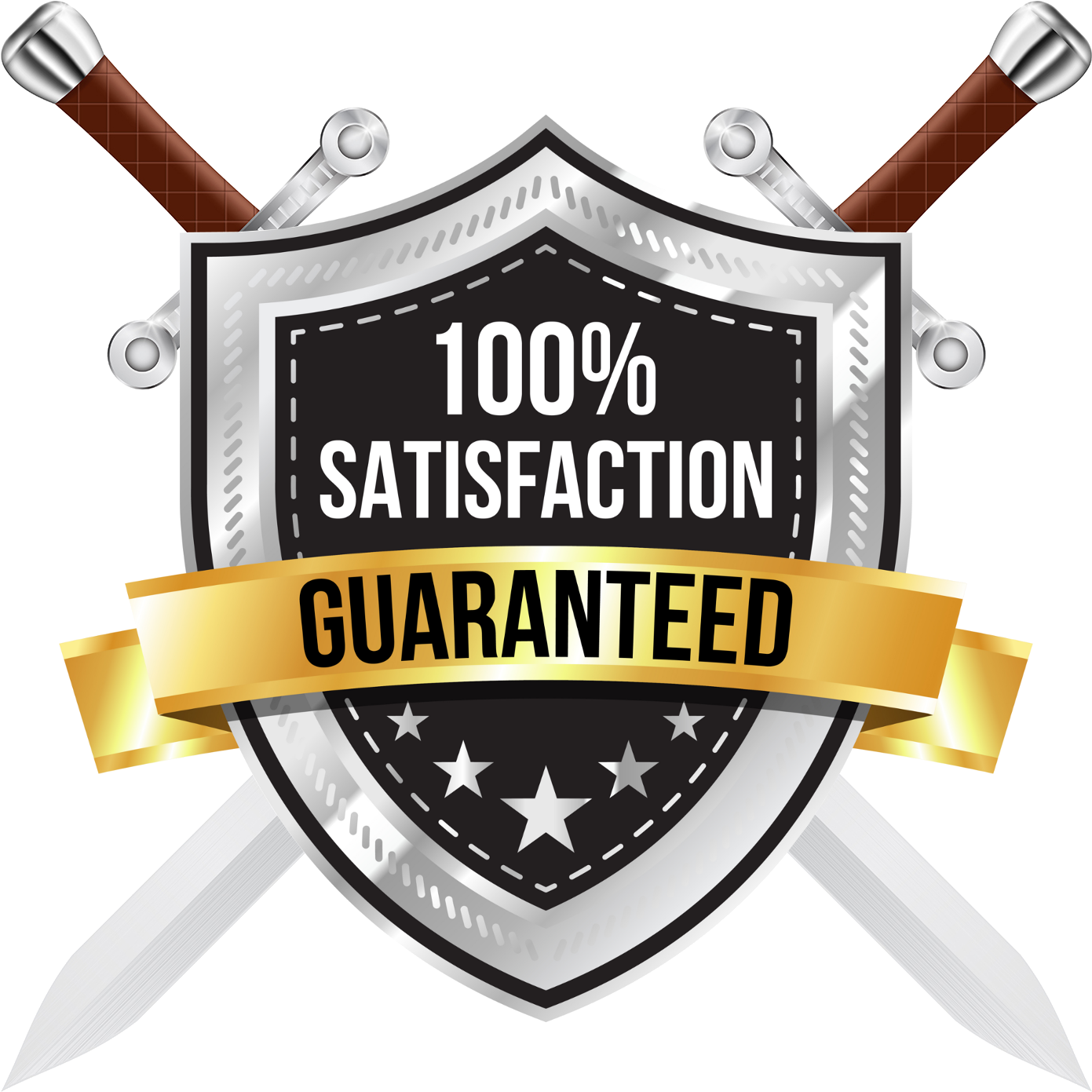 Custom-made Hand Forged Samurai Sword Japanese Katana - Money Back Guarantee Badge (1496x1496), Png Download