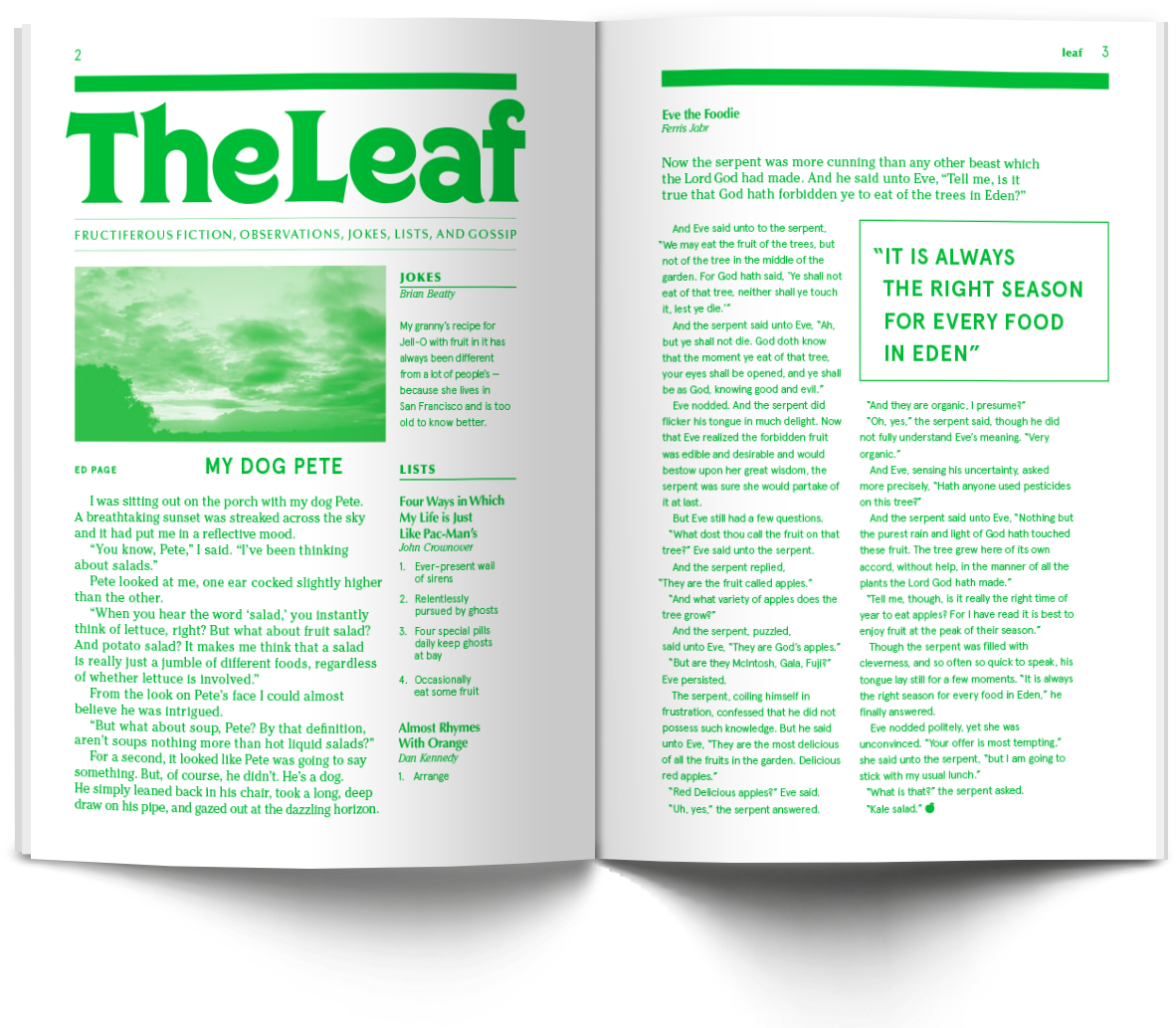 The Fruit For Thought Reader - Brochure (1332x1183), Png Download