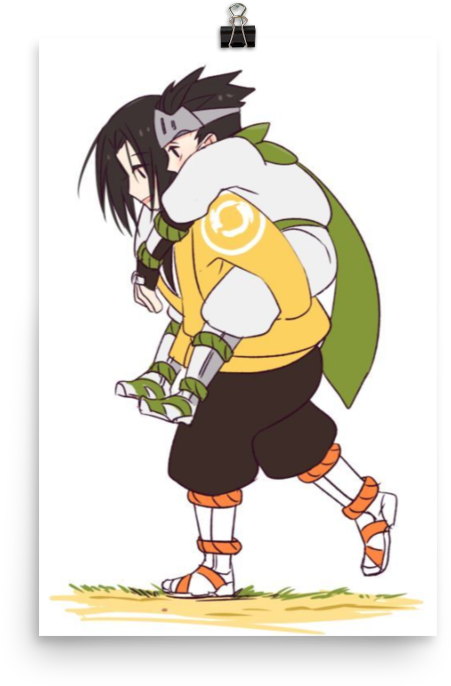 Little Genji And Hanzo (1000x1000), Png Download