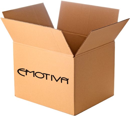 Replacement Box Emotiva Audio - Open Cardboard Box Png (718x539), Png Download