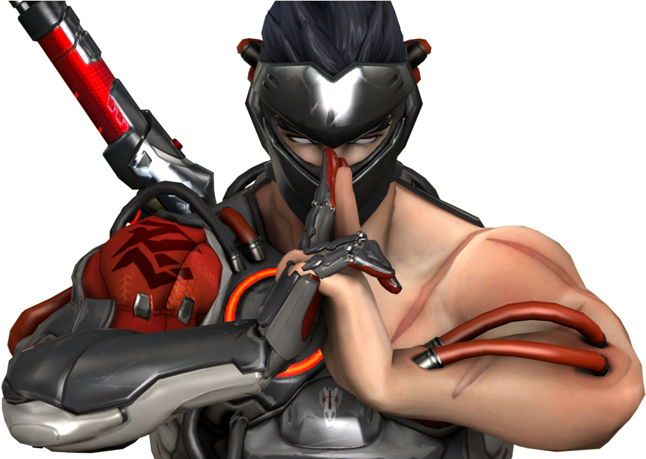 Blackwatch Genji Png Vector Free Library - Overwatch Genji Blackwatch Png (1191x670), Png Download