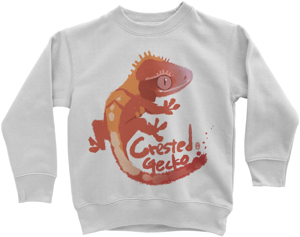 Is002 Crested Gecko ﻿kids Sweatshirt - One Less Car Kids Sweatshirt - White/8 Year (1024x1024), Png Download