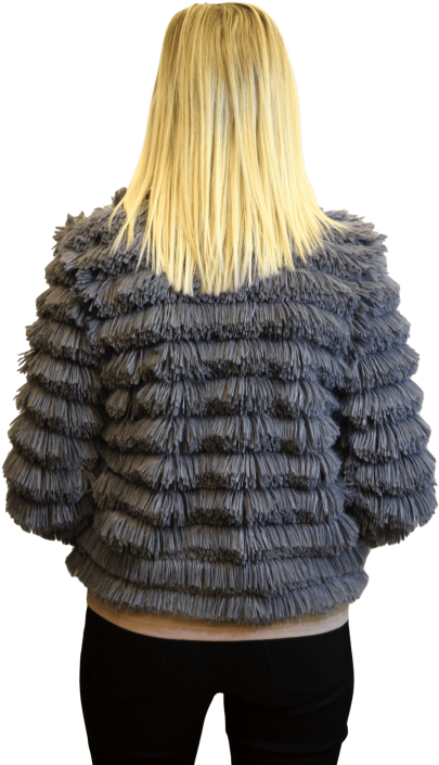 Free Png Fur Coat Grey Png Images Transparent (480x721), Png Download