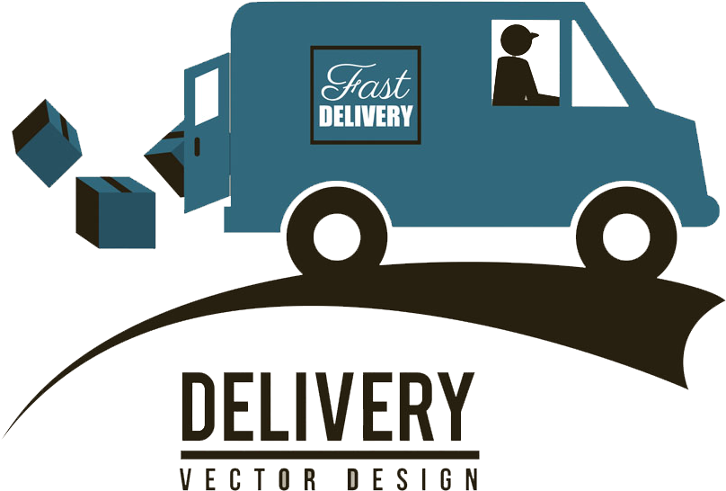 Van Car Picture Transprent - Delivery Truck Clipart (1000x869), Png Download