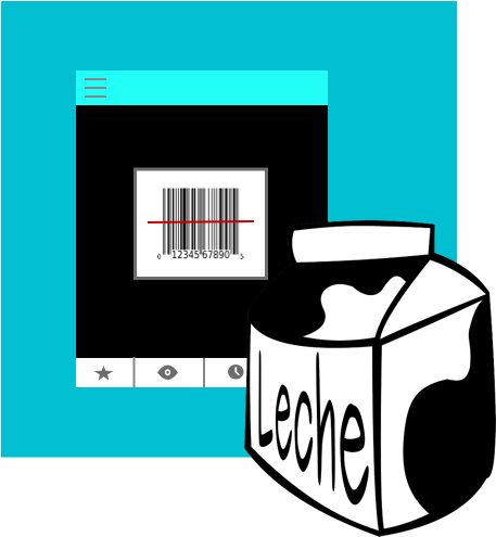 Food Allergy Scanner - Milk Clip Art (640x640), Png Download