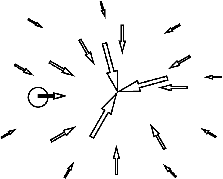 Galaxies Are Falling In To The Centre - Icon (755x605), Png Download