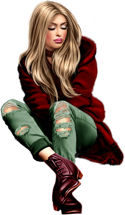 3d Girl, Clip Art, Witch, Sexy Wife, Daughter, Winter, - Witch (664x800), Png Download