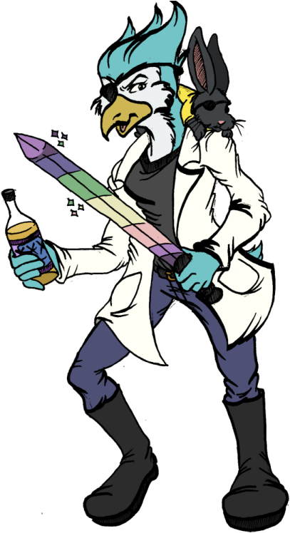 I Got A Labcoat As Part Of A Quest In Starbound, And - Rick Sanchez (433x750), Png Download