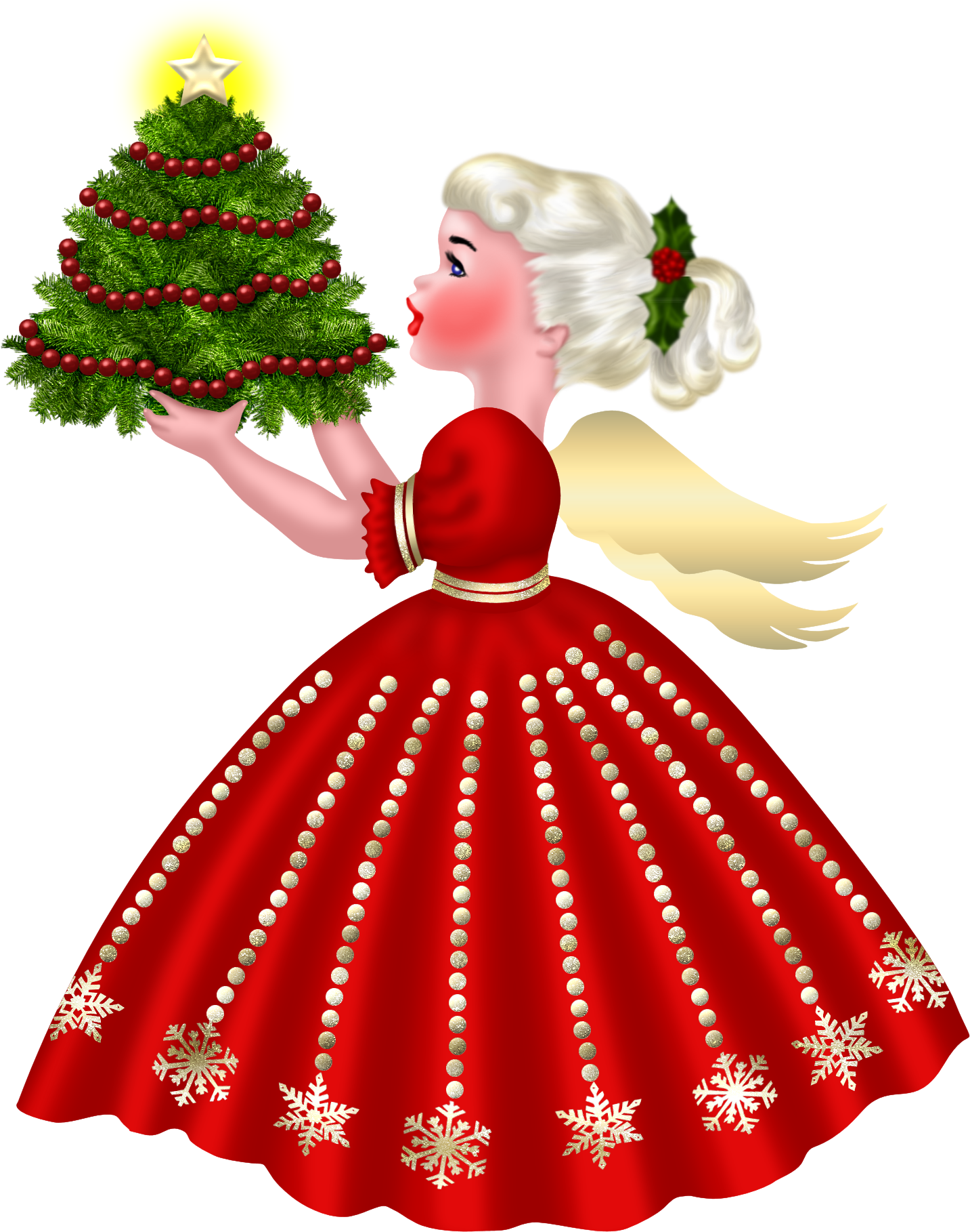 ❊angel❊ - Christmas Day (1600x1850), Png Download