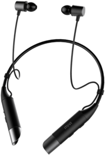 Collar Wireless Earphones - Mivi Collar Bluetooth Earphones (600x600), Png Download