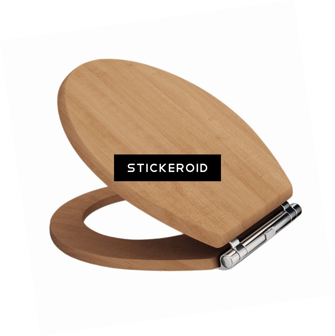 Wooden Toilet Seat - Toilet Seat (1128x1129), Png Download