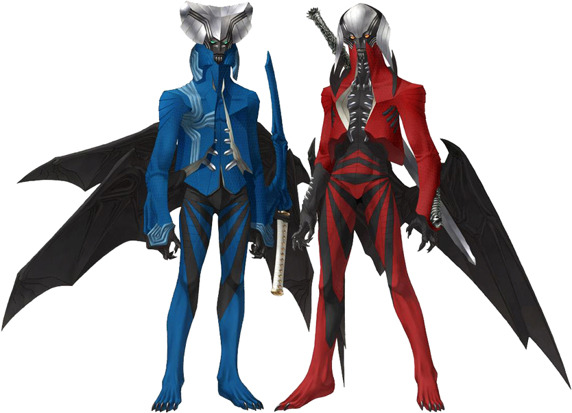 2kknme - Devil May Cry Dante Vergil (890x656), Png Download