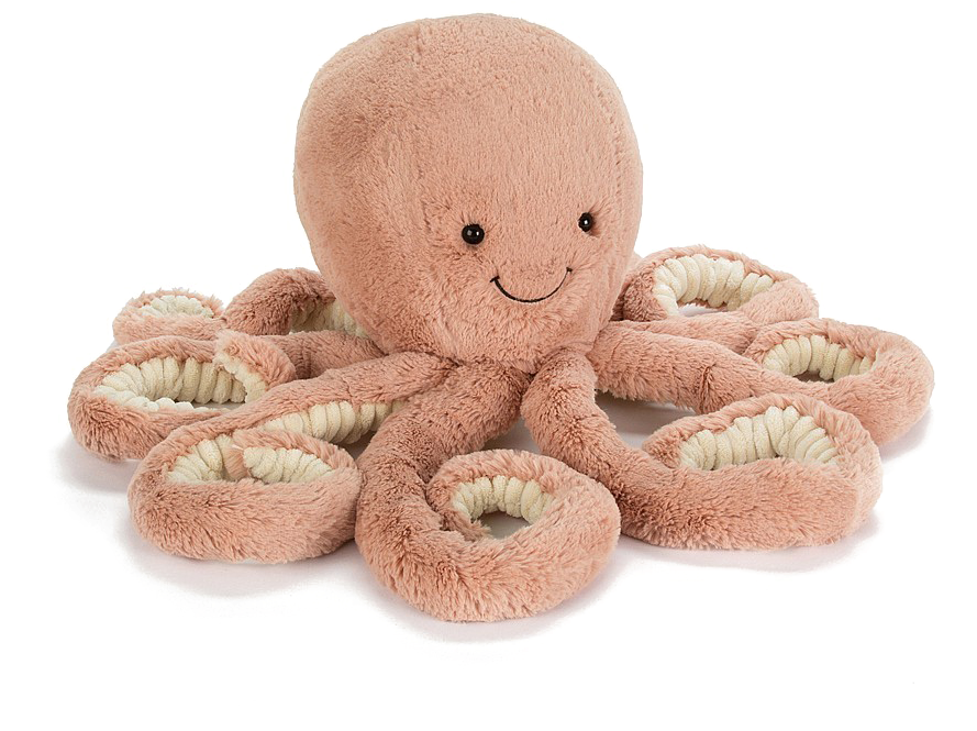 Octopus Toy Png Transparent Image - Jellycat Odell Octopus Toy (900x900), Png Download
