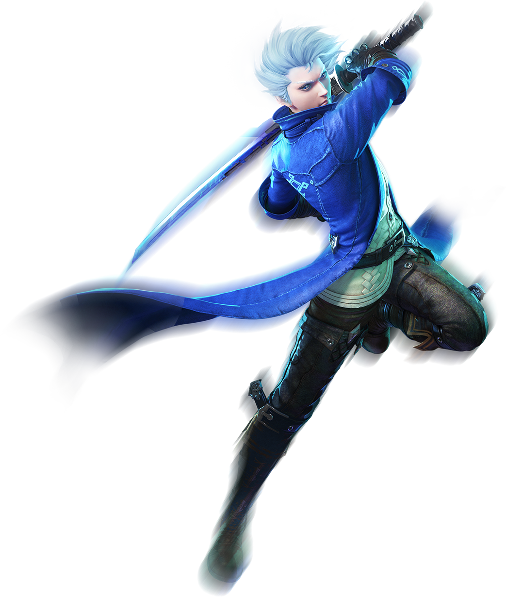 Vergil , - 揮 劍 (1043x1230), Png Download