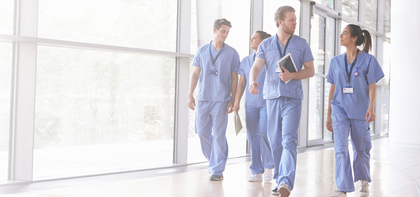 Healthcare Workers In Scrubs - Great Doctors (1400x659), Png Download