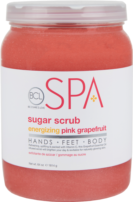 Energizing Pink Grapefruit Sugar Scrub - Bio Creative Lab Bcl Spa Sugar Scrub, Mandarin And (800x800), Png Download
