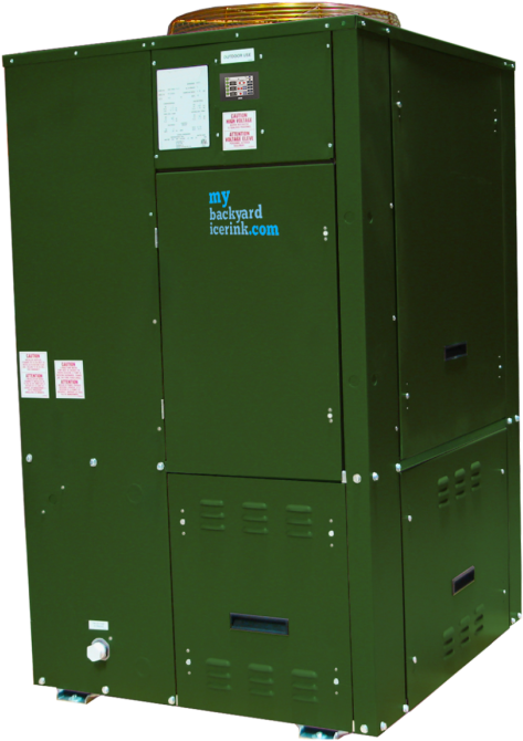 My Backyard Ice Rink Chiller 24 Ton - Chiller (574x700), Png Download