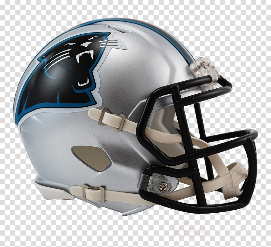 Carolina Panthers Helmet In 3d Clipart Carolina Panthers - Carolina Panthers American Football Nfl Speed Mini (900x820), Png Download