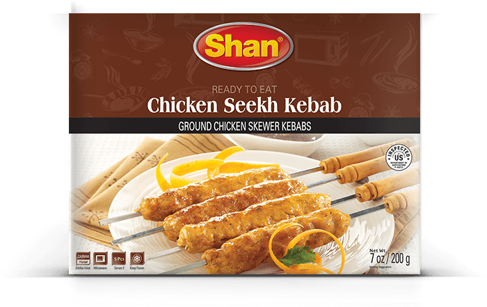 Ingredients - Shan Chicken Seekh Kebab (722x470), Png Download